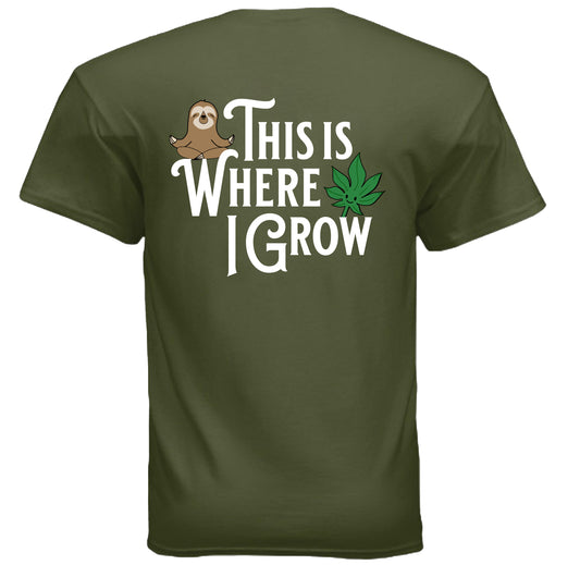 Men's Care Waialua Tee - Army Green