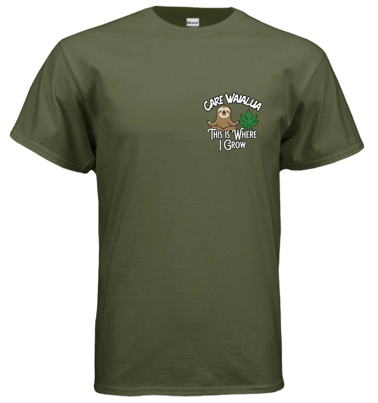 Men's Care Waialua Tee - Army Green