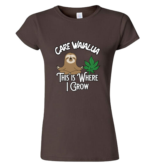 Women's Care Waialua Tee - Brown